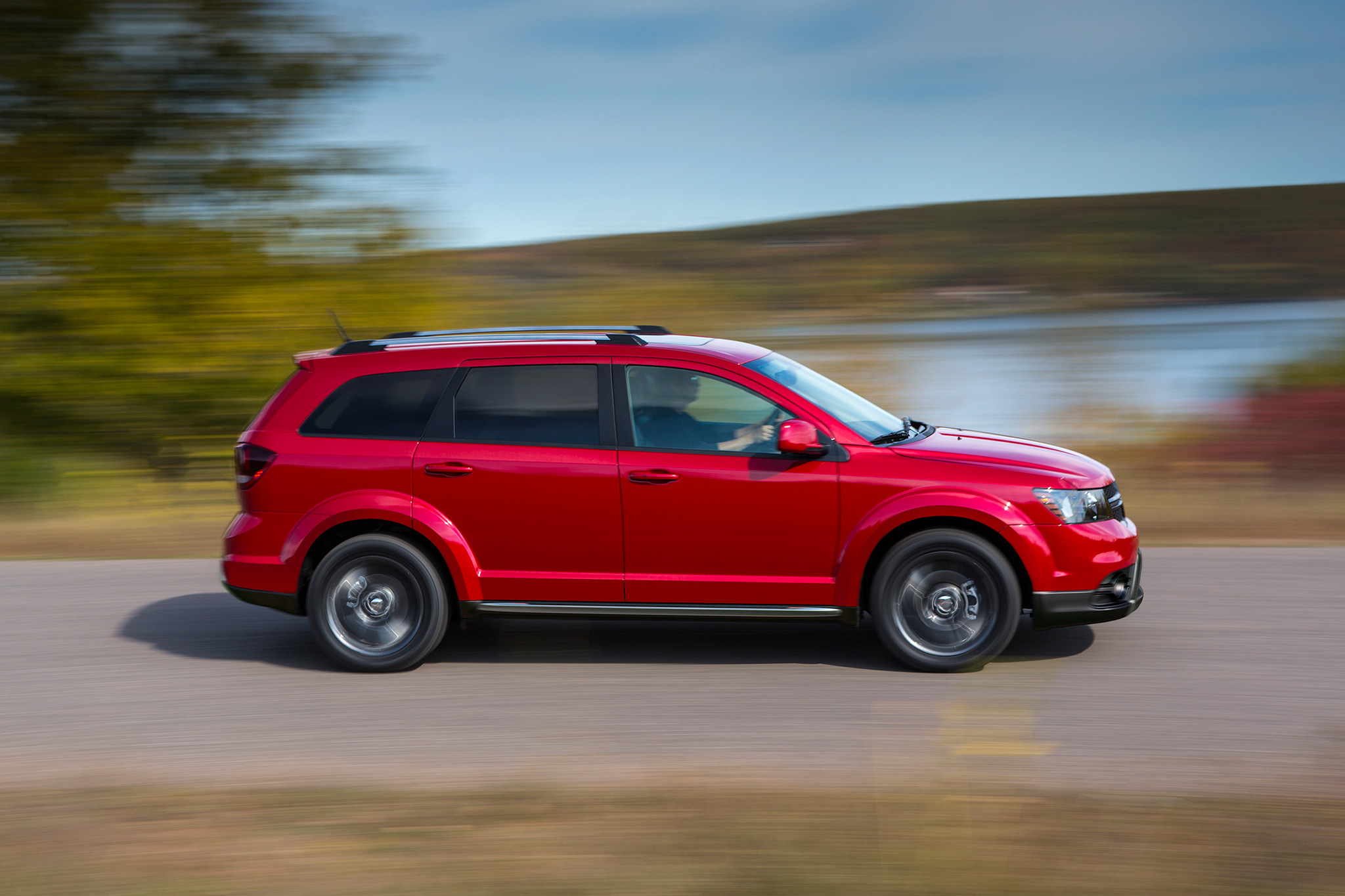 dodge journey crossroad in snow