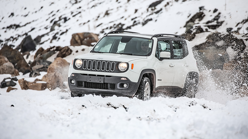 Jeep en Valle Nevado
